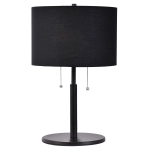 Lampa stołowa Fogo 2xE27 czarna LP-0304/2T BK LIGHT PRESTIGE