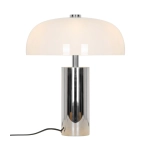 Lampa stołowa Gabrielle – lampa z opalowym kloszem i chromowaną podstawą 2612435033 Nordlux
