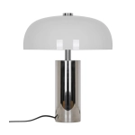 Lampa stołowa Gabrielle – lampa z opalowym kloszem i chromowaną podstawą 2612435033 Nordlux