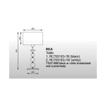 LAMPA STOŁOWA REA czarna RLT93163-1GB REA Zuma Line --- wysyłka 24H ----
