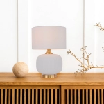 Lampa stołowa Tamiza 48 cm biała 1xE27 LP-1515/1T small white Light Prestige