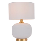Lampa stołowa Tamiza 48 cm biała 1xE27 LP-1515/1T small white Light Prestige