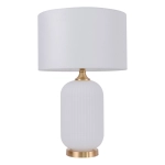 Lampa stołowa Tamiza 65 cm biała 1xE27 LP-1515/1T big white Light Prestige