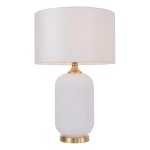 Lampa stołowa Tamiza 65 cm biała 1xE27 LP-1515/1T big white Light Prestige