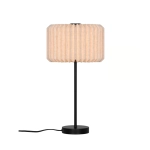 Lampa stołowa Vivienne – elegancka lampka z plisowanym abażurem z tkaniny 2612265003 Nordlux