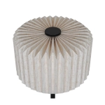 Lampa stołowa Vivienne – elegancka lampka z plisowanym abażurem z tkaniny 2612265003 Nordlux