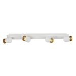 Lampa sufitowa Parma 4xGU10 + 1xLED biała LP-0612/4C WH LIGHT PRESTIGE
