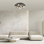 LAMPA SUFITOWA PURE POPUP z pilotem SZARY 6588-15 Paul Neuhaus by Zuma