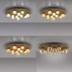 LAMPA SUFITOWA PURE POPUP z pilotem BRĄZOWY 6588-97 Paul Neuhaus by Zuma
