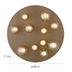 LAMPA SUFITOWA PURE POPUP z pilotem BRĄZOWY 6588-97 Paul Neuhaus by Zuma