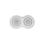 Plafon BROSS 2pł WHITE AZ0859 AZZARDO