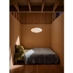 Villo 60 - lniany abażur wiszący w stylu japandi 2612653209 Nordlux