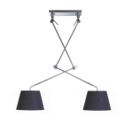 Lampa wisząca ADAM 2S PENDANT black AZ1842+AZ2586 śr.30cm AZZARDO