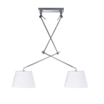 Lampa wisząca ADAM 2S PENDANT white AZ1842+AZ2602 śr.26cm AZZARDO