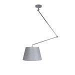 Lampa wisząca ADAM S PENDANT grey AZ1841+AZ2601 śr.26cm AZZARDO