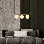 Lampa wisząca Alisa 3xE14 złota/biała LP-005/3L GD LIGHT PRESTIGE