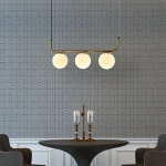 Lampa wisząca Alisa 3xE14 złota/biała LP-005/3L GD LIGHT PRESTIGE