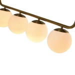 Lampa wisząca Alisa 4xE14 złota/biała LP-005/4L GD LIGHT PRESTIGE