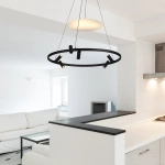 Lampa wisząca Almeria 6xLED czarna LP-907/1P BK LIGHT PRESTIGE