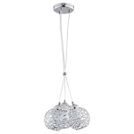 Lampa wisząca AMASO chrom śr. 28cm 20373 ALFA - zdjęcie produktu