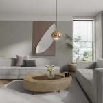 Lampa Wisząca Aurenia 1xLED złota PL0122-GD yaskr