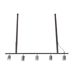 Lampa wisząca Biram (black/chrom) AZ2638 AZZARDO