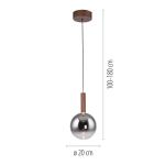 Lampa wisząca BOWL 2284-23 Paul Neuhaus by Zuma Line
