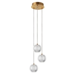Lampa wisząca Brillant 3 złota LED CCT LP-3303/3P GD Light Prestige