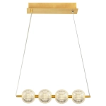 Lampa wisząca Brillant 4 złota LED CCT LP-3303/4L GD Light Prestige