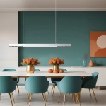 Lampa wisząca Cali L LED CCT Tuya biała LP-1301/1P L WH Smart LIGHT PRESTIGE - zdjęcie produktu