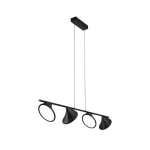 Lampa wisząca Clamor (black) AZ2696 AZZARDO LED40W 3000K