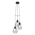 Lampa wisząca czarna Tarbes 94191