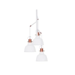 Lampa wisząca DARLING GLASS 3 WHITE AZ2146 AZZARDO
