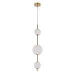 Lampa wisząca Dorado 3xLED pionowa, złota LP-002/3V LIGHT PRESTIGE