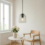 Lampa wisząca Elaris transparentna 1xE27 LP-8103/1P TR Light Prestige