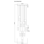 Lampa wisząca IGGLY DU31909A/50W ZUMA LINE