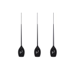 Lampa wisząca IZZA 3 SHINY BLACK AZ2321 AZZARDO