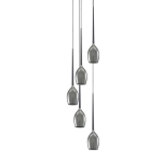 Lampa wisząca Izza 5 smoky AZ2939 AZZARDO