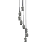 Lampa wisząca Izza 8 smoky AZ2940 AZZARDO