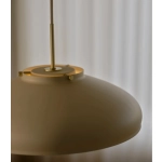 Lampa wisząca Latif Design For The People - beżowa, mleczny klosz 2520123009 Nordlux