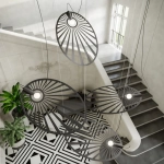 Lampa wisząca LEHDET czarna TH.001CZ SOLLUX LIGHTING