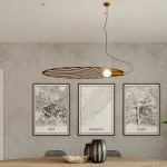 Lampa wisząca LEHDET złota TH.001ZL SOLLUX LIGHTING - zdjęcie 5