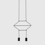 kinkiecik.pl Lampa wisząca LINEA-2 czarna 35 cm ST-5961-2 Step into design