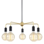 Lampa wisząca Malene MDM3386/5 BK+GD Italux - zdjęcie produktu
