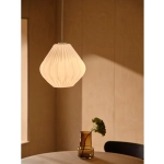 Lampa wisząca Maluca – dekoracyjna lampa z ryflowanym kloszem ze szkła opalowego 2612343001 Nordlux