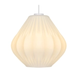 Lampa wisząca Maluca – dekoracyjna lampa z ryflowanym kloszem ze szkła opalowego 2612343001 Nordlux