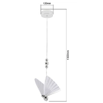 Mariposa 1 wisząca chrom LP-1715/1P CH LIGHT PRESTIGE