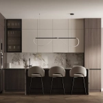 Lampa wisząca Meleca M 1xLED LP-2345/1P M BK LIGHT PRESTIGE