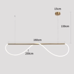 Lampa wisząca Meleca M 1xLED LP-2345/1P M LIGHT PRESTIGE