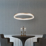 Lampa wisząca Midway Cristal duża triangle 1xLED LP-033/1P L GD Cristal Triangle LIGHT PRESTIGE